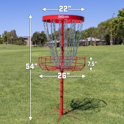 DISCGOLF BASKET RED Dimscopy 1754451007 Disc Golf